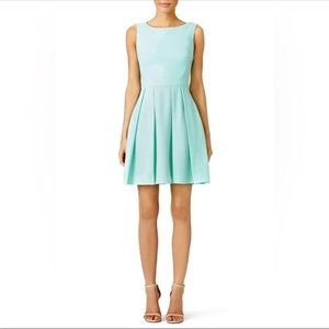 Kate Spade Mint fit and flare bow back dress